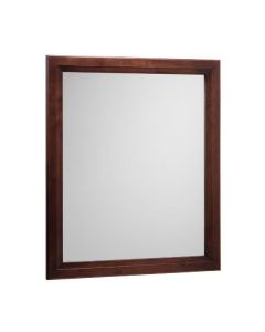 Ronbow 603130-F13 Neo-Classic Transitional 30" W X 35" H Solid Wood Framed Bathroom Mirror in Café Walnut