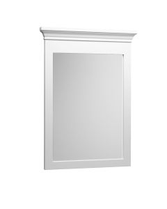 Ronbow 603324-F16 Transitional 24" x 33" Solid Wood Framed Bathroom Mirror in Cream