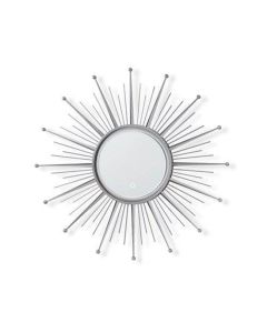 Ronbow 603536-PB 36'' Diameter Sunburst Metal Frame LED Mirror in Polished Brass 