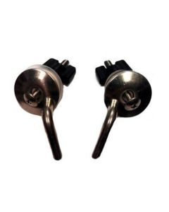 Duravit 0061251000 Hinge Set for Seat and Cover in Stainless Steel