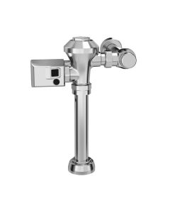 American Standard 6147SM121.002 Ultima 1.28 GPF Electronic Toilet Flushometer for 1-1/2" Top Spud with DynaClean and EvoLast Technologies in Polished Chrome