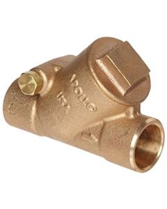 Conbraco 61YLF108T1 Bronze Swing Check Valve, w/ Soft Seat, 2" Solder End