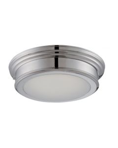 Satco Nuvo 62-153 Chance - LED Flush Fixture in Polished Nickel