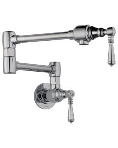 Brizo 62810LF-PC Traditional Wall Mount Pot Filler Faucet In Chrome