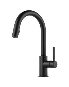 Brizo 63020LF-BL Solna Single Handle Pull-Down Kitchen Faucet In Matte Black