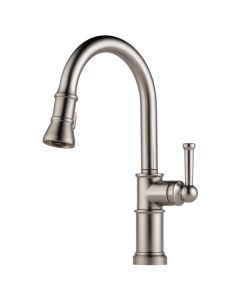 Brizo 63025LF-SS Artesso Single Handle Pull-Down Kitchen Faucet In Stainless