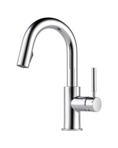 Brizo 63920LF-PC Solna Single Handle Pull-Down Prep Faucet In Chrome