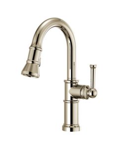 Brizo 63925LF-PN Artesso Pull-Down Prep Faucet In Polished Nickel