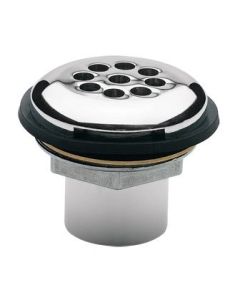 Haws 6462 Plated Brass Vandal-Resistant Combination Waste Strainer And Tailpiece Assembly