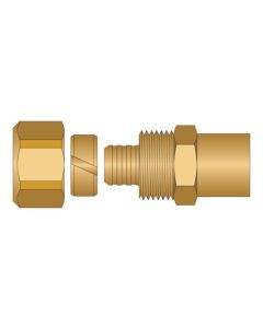 HeatLink 67105 1/2 inch Pex Comp. × 1/2 inch F/Sweat Adapter