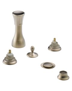 Brizo 68485-BNLHP Charlotte 4-Hole Mount Bidet Faucet With Vacuum Breaker - Less Handles In Brushed Nickel