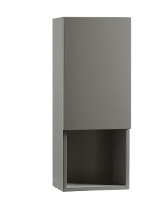 Ronbow 687230-E12 Contemporary 12" Bathroom Wall Cabinet in Slate Gray