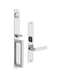 Baldwin 6931.030.FD Dallas Entrance Trim, Full Dummy, in Polished Brass (Highly polished brass, lacquered)