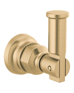 Brizo 693476-GL Invari® Wall Mounted Robe Hook in Brilliance® Luxe Gold®