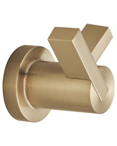 Brizo 693535-GL Litze® Wall Mounted Double Robe Hook in Brilliance® Luxe Gold®
