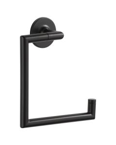 Brizo 694675-BL Odin Towel Ring In Matte Black