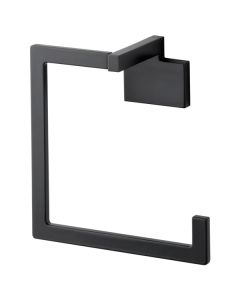Brizo 694680-BL Siderna Towel Ring In Matte Black