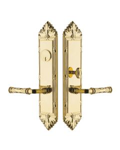 Baldwin 6962.003.FD Fenwick Entrance Trim, Full Dummy, in Lifetime Brass PVD