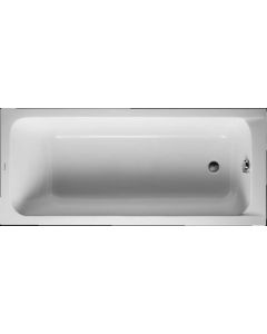 Duravit 700100000000090 D-Code 67" L X 30" W X 21-5/8" H Rectangular Drop In Acrylic Soaking Bathtub with Reversible Drain and Overflow in White