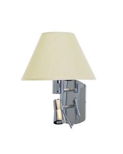 Access Lighting 70017LED-CH/CRM Cyprus 2 Light 14-1/4" Tall Wall Sconce in Chrome/Cream