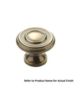 Colonial Bronze 704 Series 1-1/4" Round Knob in Antique Brass