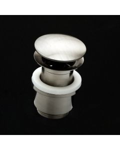 Lacava 7100-13-CR Drain Grid drain for European lavatories, with dome cover, no overflow holes. DIAM: 2 3/4" in Polished Chrome