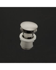 Lacava 7100-13-PN Drain Grid drain for European lavatories, with dome cover, no overflow holes. DIAM: 2 3/4” in Polished Nickel