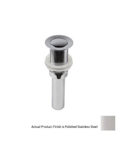 Lacava 7100-15OF-10 Round Dome Drain Cover for European Sinks without Overflow in Polished Stainless Steel