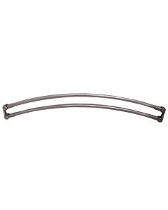 Barclay 7110D-72-ORB 72 Inch Double Curved Shower Curtain Rod In Oil