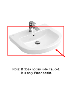 Villeroy & Boch 7114U001 SUBWAY Washbasin Size:23 5/8" x 19 1/4" - White Alpine