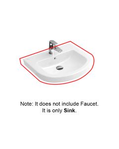 Villeroy & Boch7114U101 SUBWAY Washbasin- Size:25 5/8" x 19 1/4" -White Alpine