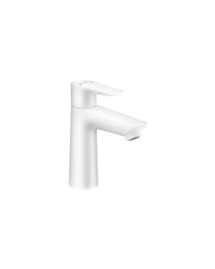 Hansgrohe 71710701 Talis E Single-Hole Faucet 110 with Pop-Up Drain, 1.2 GPM in Matte White