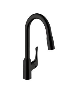 Hansgrohe 71843671 Allegro N HighArc Kitchen Faucet, 2-Spray Pull-Down, 1.75 GPM in Matte Black