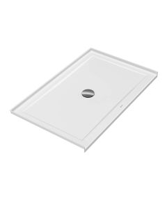 Duravit 720253000000090 Architec 48" L X 30" W Rectangular Shower Base with Panel in White