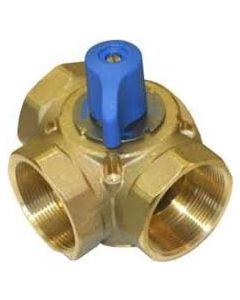 Tekmar 721 4-Way Mixing Valve 721 - 1 inch Brass