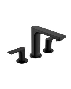 Hansgrohe 72532671 Rebris E 1.2 GPM Faucet 110 Widespread Faucet with Pop-Up Drain in Matte Black