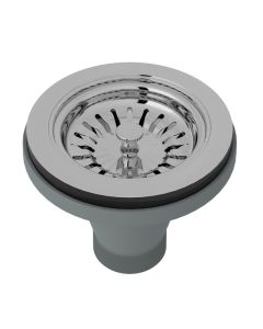 Rohl 733APC Georgian Era Manual Basket Strainer Without Remote Pop-Up in Polished Chrome