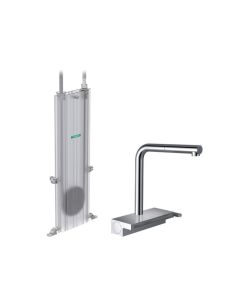 Hansgrohe 73830001 Aquno Select 1.75 GPM Single Hole Pull Out Kitchen Faucet with sBox in Polished Chrome