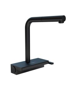 Hansgrohe 73836671 Aquno Select Kitchen Faucet, 2-Spray Pull-Out, 1.75 GPM in Matte Black