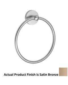 California Faucets 74-TR-SBZ Gaviota Towel Ring in Satin Bronze