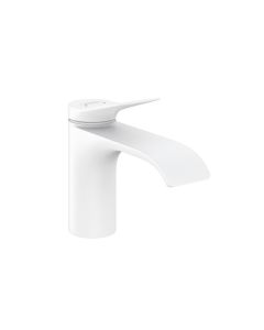 Hansgrohe 75010701 Vivenis 1.2 GPM Single-Hole Faucet 80 with Pop-Up Drain in Matte White