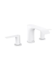Hansgrohe 75033701 Vivenis Widespread Faucet 90 with Pop-Up Drain, 1.2 GPM in Matte White