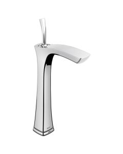 Delta 752TLF Tesla Single Handle Vessel Bathroom Faucet With Touch2O.Xt Technology In Chrome