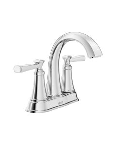 American Standard 7617207.002 Glenmere™ 1.2 GPM Deck Mounted Lever Handles Centerset Bathroom Faucet with Pop-Up Drain Assembly in Polished Chrome