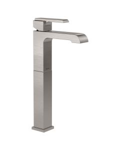Delta 767LF-SS Ara® 1.2 GPM Deck Mounted Single Handle Vessel Bathroom Faucet in Stainless