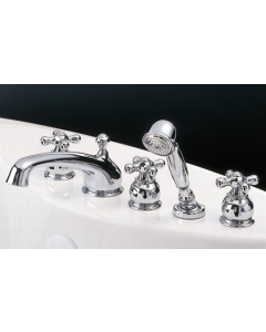 American Standard 7970.732.299 Deck Mount Tub Filler, Polished Chrome/Polished Brass