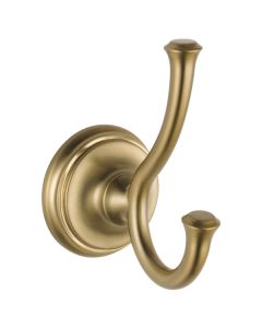 Delta 79735-CZ Cassidy® Wall Mount Double Robe Hook in Champagne Bronze
