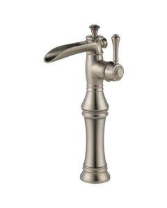 Delta 798LF-SS Cassidy Single Handle Channel Vessel Bathroom Faucet In Stainless