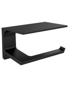 Delta 79956-BL Pivotal Tissue Holder With Shelf In Matte Black