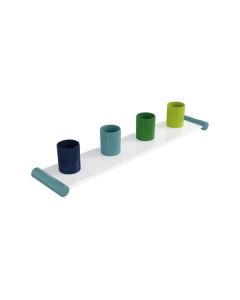Hewi 800.03.401 99 Toothbrush Tumbler Rail, 4 Places in Pure White